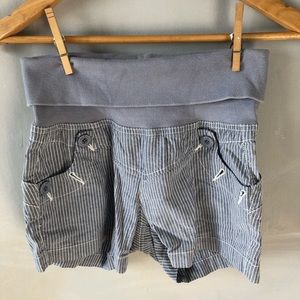jolt light blue striped sailor shorts